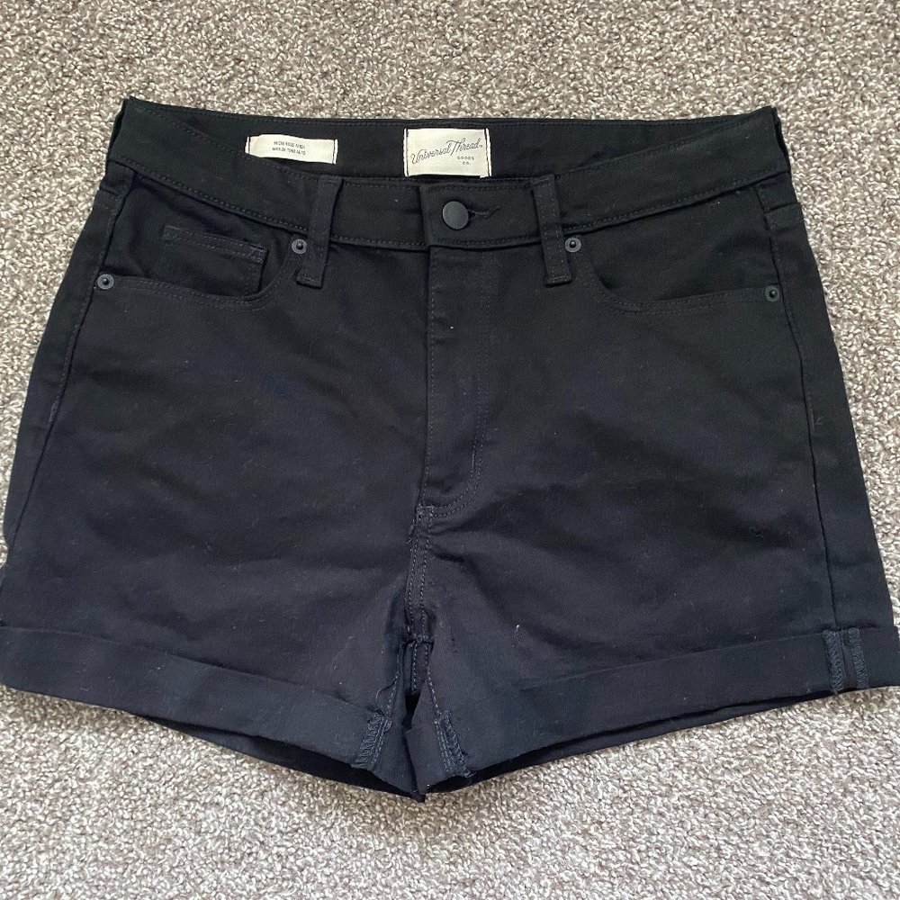 Black Jean Shorts, Universal Thread